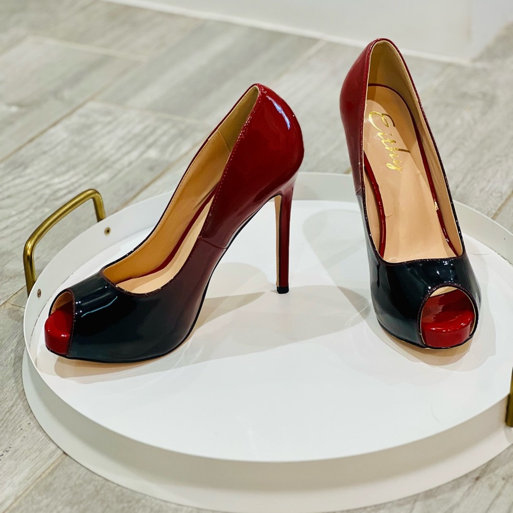 NWOT Eithy Red Heels - Picture 3 of 11